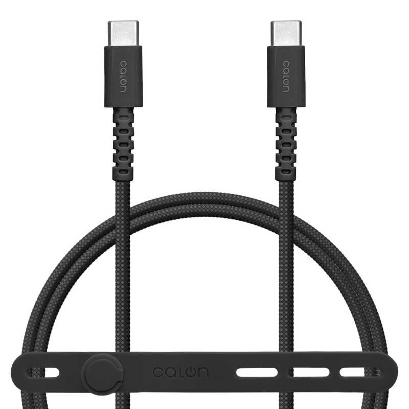 ラスタバナナ RastaBanana calon Type-C to Type-C 強靭ナイロンケーブル 1.0m CGRY ［USB Power Delivery対応］ チャコールグレー R10CACC3A05CGRY