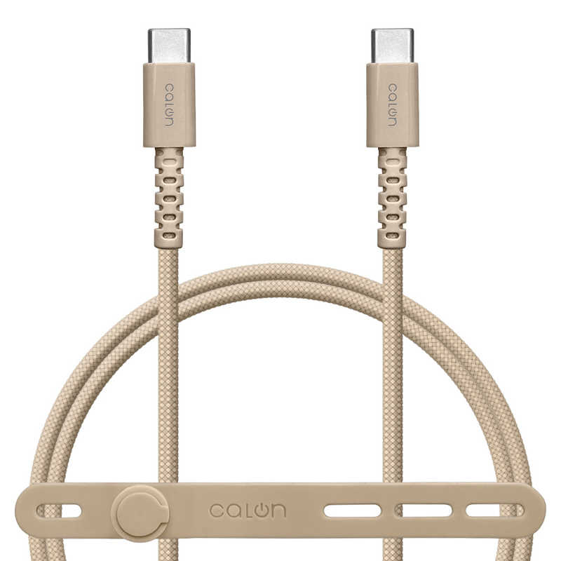 ラスタバナナ RastaBanana calon Type-C to Type-C 強靭ナイロンケーブル 1.0ｍ トープ R10CACC3A05TA