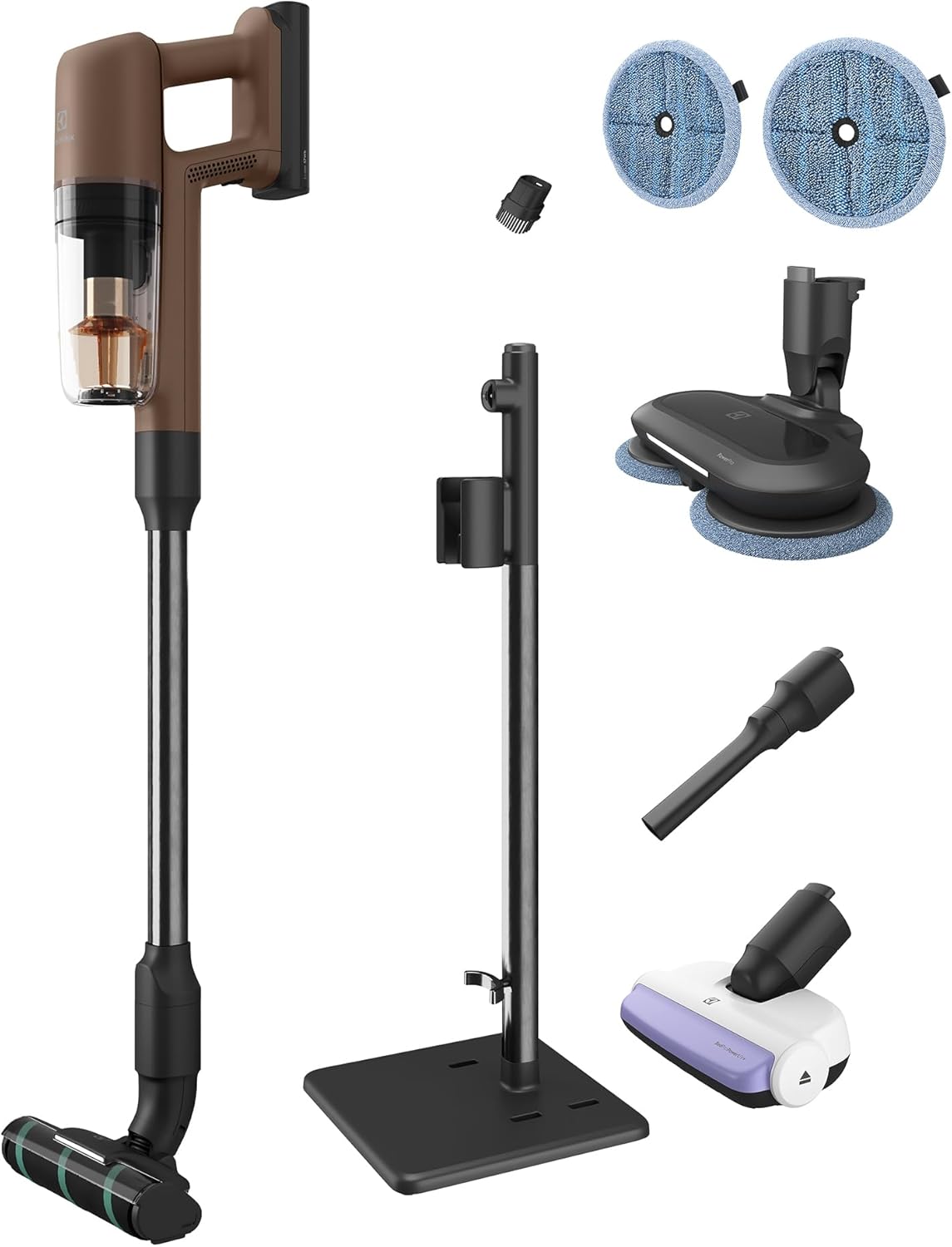 エレクトロラックス Electrolux スティッククリーナー UltimateHome 700 ウォルナットブラウン  [サイクロン式 /コードレス /水拭き対応] EFP71523