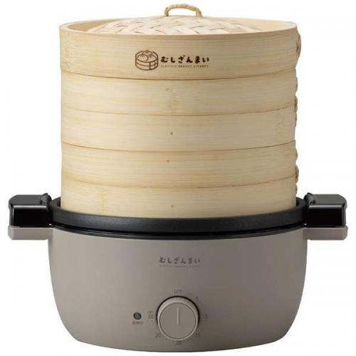 アピックス APIX むしざんまい 蒸し調理器 グレージュ AMZ-450GY