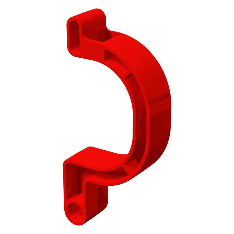 トレードワン クレセント錠回転ストッパー4個セット RE レッド 30883