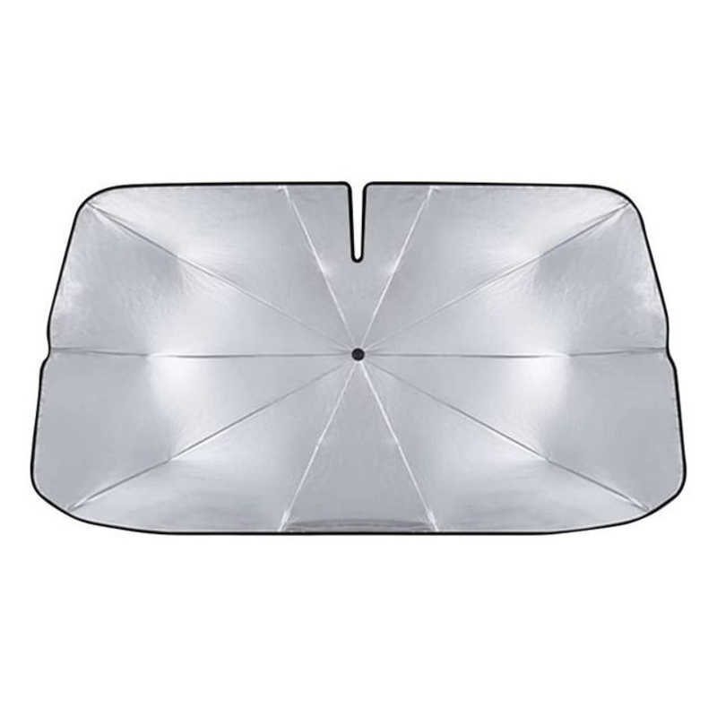 トレードワン 車用折りたたみ式サンシェードパラソル ブラック 60140