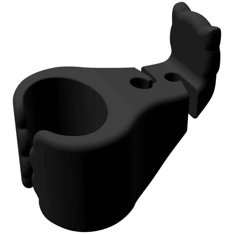 トレードワン 傘用ハンディファン クリップホルダー 猫の手タイプ ブラック 30897