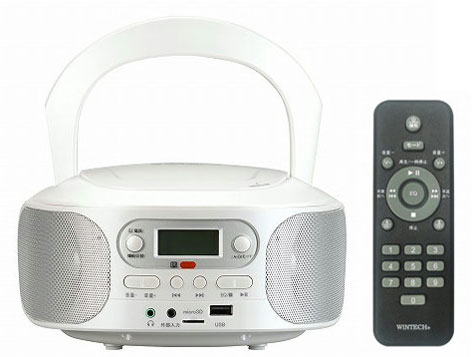 ウィンテック WINTECH SD/USB/CDラジオ リモコン付き KC-153USB