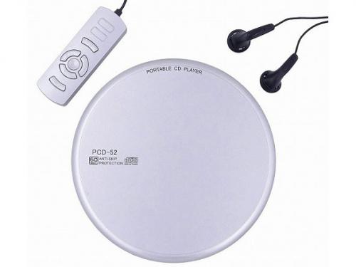 WINTECH ウィンテック ポータブル CDプレーヤー シルバー PCD-52S