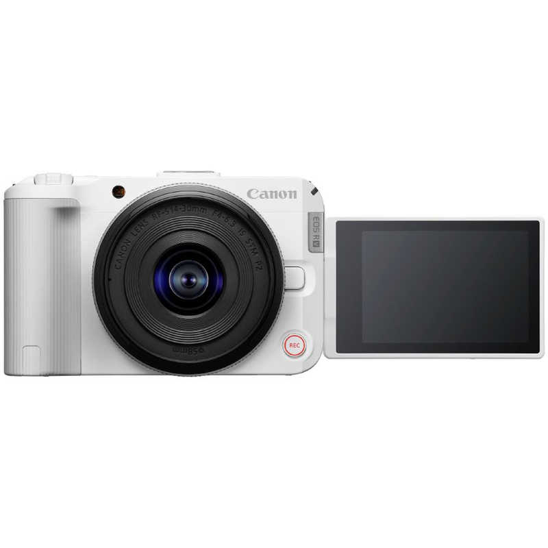 キヤノン　CANON EOS R50 V ホワイト RF-S14-30 IS STM PZレンズキット EOSR50VWH-1430STMPZLK