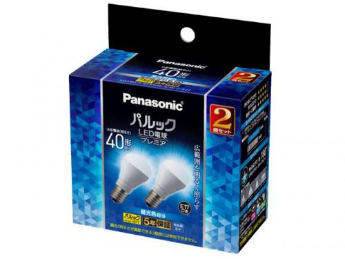 パナソニック Panasonic LED電球 プレミア  E17 昼光色 2個入り LDA4DGE17K40ESW2F2T