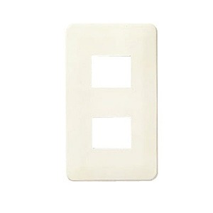 パナソニック フルカラーモダンプレート2コ用 ミルキーホワイト WN6002WP