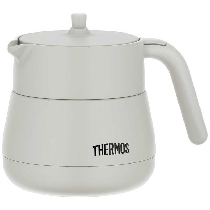 サーモス THERMOS 真空断熱ティーポット(0．45L) ライトグレー TTE-450LGY