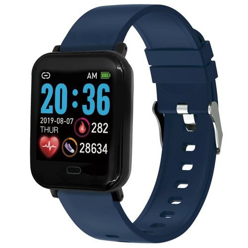 クレファー スマートウォッチ IP67防水 T-SPORTS ネイビー TS-SMW002-NV