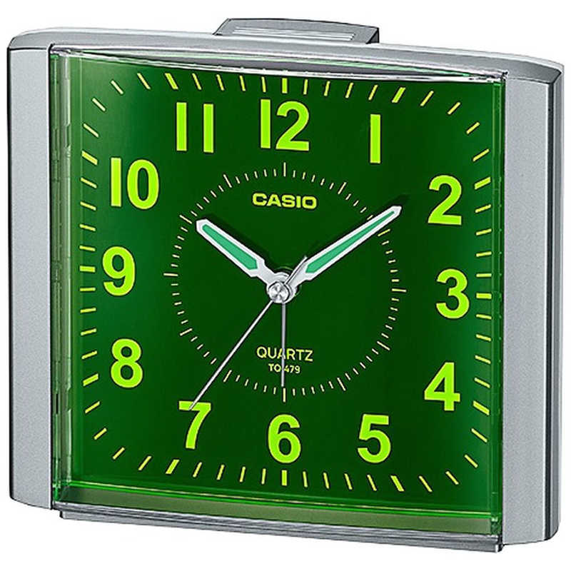 カシオ CASIO 目覚まし時計 CASIOCLOCK シルバー TQ-479-8JF