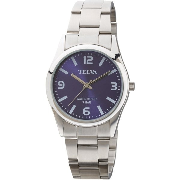 クレファー CREPHA シルバーXブルー アナログウオッチ メンズ 腕時計 国内正規品 TE-AM151-BLS