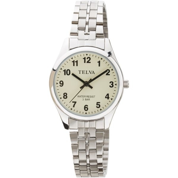 クレファ― CREPHA 腕時計 アナログ 防水 メタルバンド レディース シルバー TE-AL148-CHS