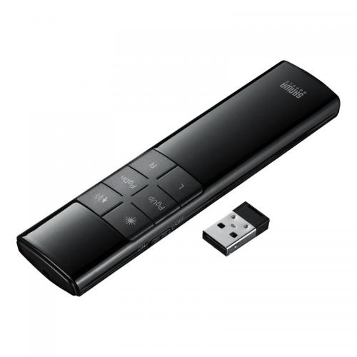 サンワサプライ SANWA SUPPLY タイマー付き プレゼンテーション マウス MA-WPR14BKN