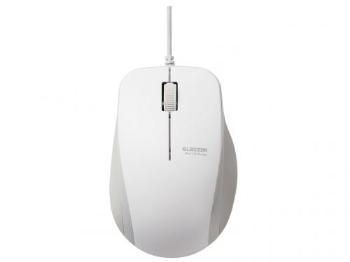 エレコム ELECOM 抗菌 有線 BlueLEDマウス ホワイト M-BL27UBKWH