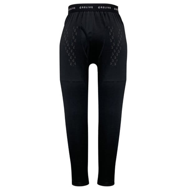 リライブ RELIVE リライブスパッツ メンズ 前開き 表側プリント ブラック Mサイズ SPM-002-BLK-M