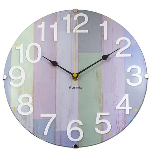 保土ヶ谷電子販売 掛け時計 Formia(フォルミア) ブルー HIC-001BU