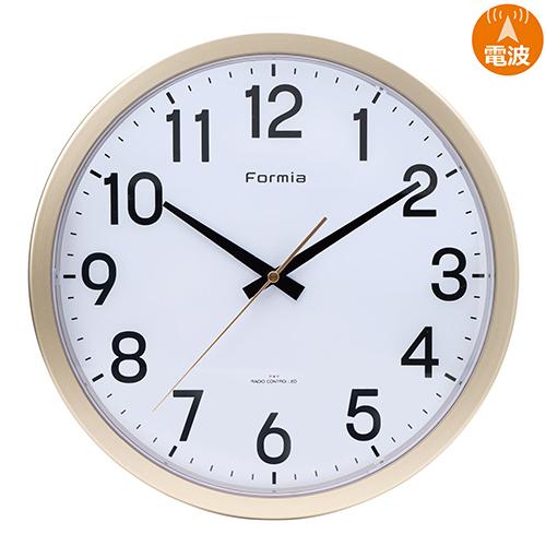 保土ヶ谷電子販売 プラスチック製カバー 連続秒針 電波掛時計 HWC-014WRC