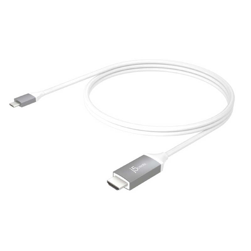 j5 create USB Type-C to 4K HDMIケーブル(1．8m) JCC153G