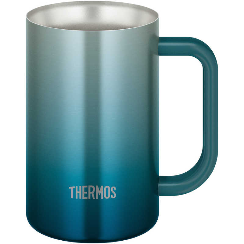 サーモス THERMOS 真空断熱ジョッキ(600ml) ブルーグリーン JDK-601CBLGR