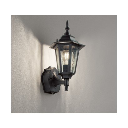 オーデリック ポーチライト 人感センサー付 白熱灯器具40W相当 電球色 防雨型 OG254633LC1　ブラック