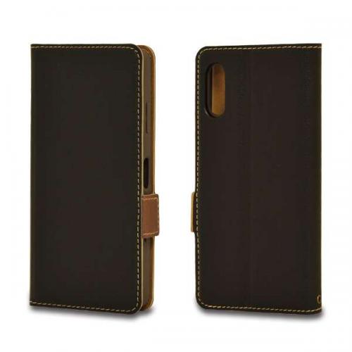 ラスタバナナ RastaBanana Xperia Ace II 薄型手帳ケース サイドマグネット ブラック 6115XPA2BO