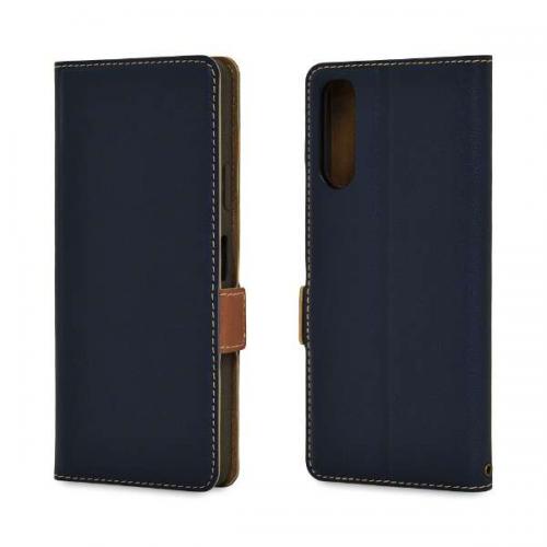 ラスタバナナ RastaBanana Xperia 10 III 薄型手帳ケース サイドマグネット ネイビー 6131XP103BO