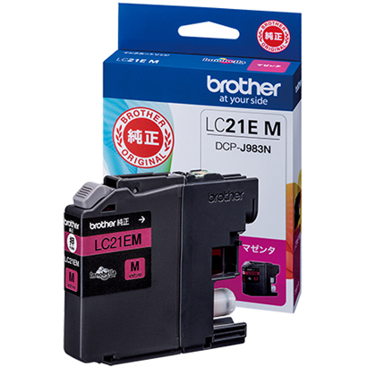 ブラザー brother 純正インクカートリッジ マゼンタ LC21EM