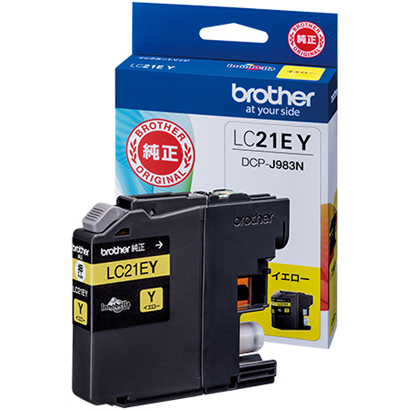 ブラザー brother 純正インクカートリッジ イエロー LC21EY