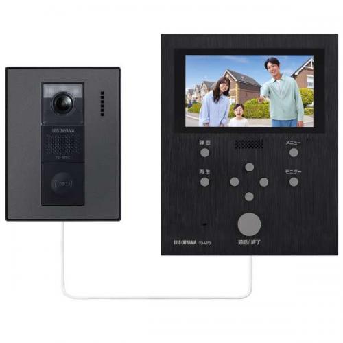 アイリスオーヤマ IRIS OHYAMA テレビドアホン ブラック TD-SM7070C-BB