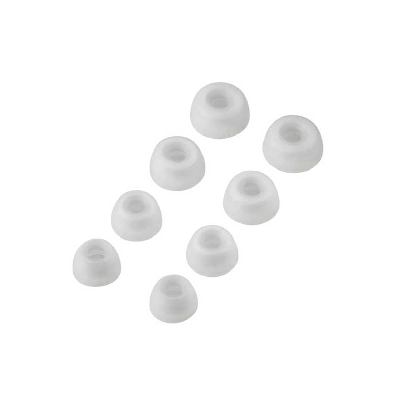 オーディオテクニカ 完全ワイヤレス用イヤピース Lサイズ 6個入り スケルトンホワイト ER-TW1 L SWH