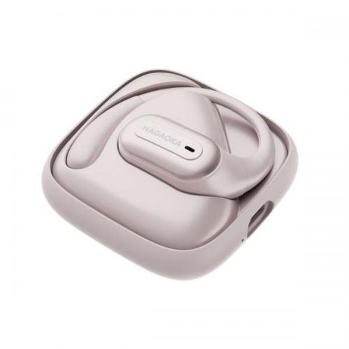 ナガオカ NAGAOKA 完全ワイヤレスイヤホン オープンイヤー型 Bluetooth対応 パステルピンク NOW10PPK