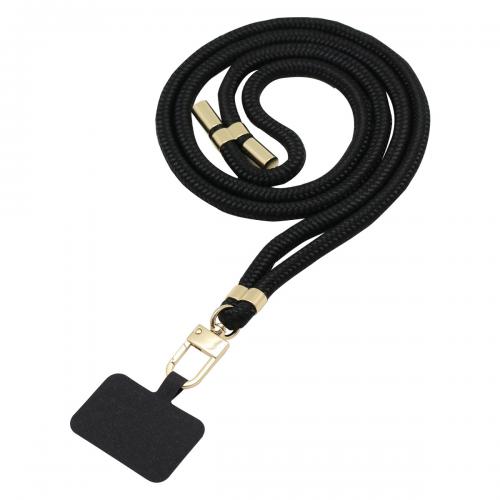 インプリンク スマホネックストラップ 1.5m ブラック INS01BK