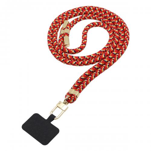 インプリンク スマホネックストラップ 1.5m レッドブラック INS01RDBK