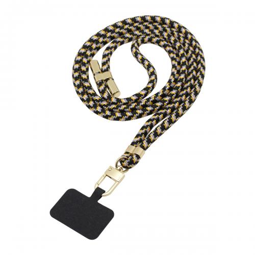 インプリンク スマホネックストラップ 1.5m イエローブラック INS01YEBK