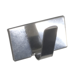 オーム電機 OHM ステンレスステッカー ケーブルクリップ 屋外用 10個入 LOT-STS15V10P