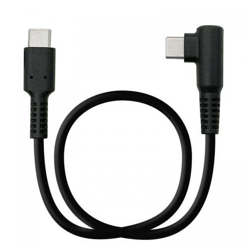 ラスタバナナ RastaBanana L字型 充電・通信ケーブル PD対応 30cm ブラック R03CACC3A02BK