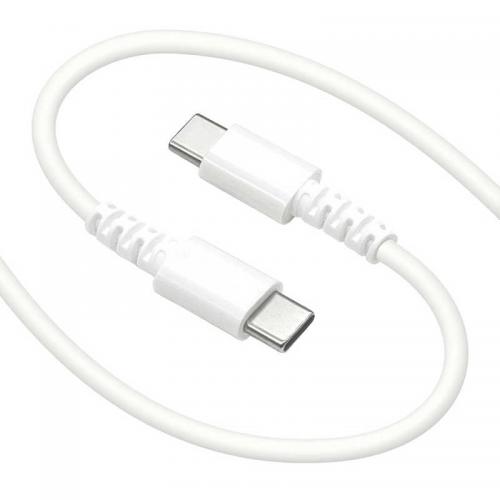 ラスタバナナ RastaBanana TypeC柔らかケーブル PD対応 1m ホワイト R10CACC3A03WH