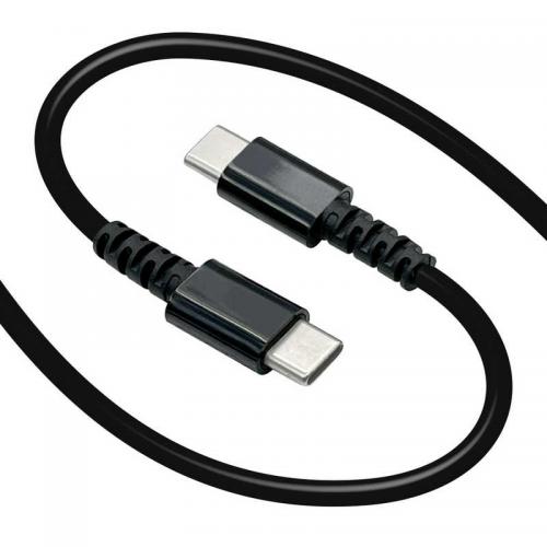 ラスタバナナ RastaBanana TypeC柔らかケーブル PD対応 2m ブラック R20CACC3A03BK