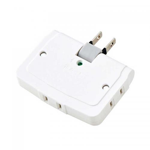 エレコム ELECOM コーナータップ 雷ガード付き T-KTR04WH