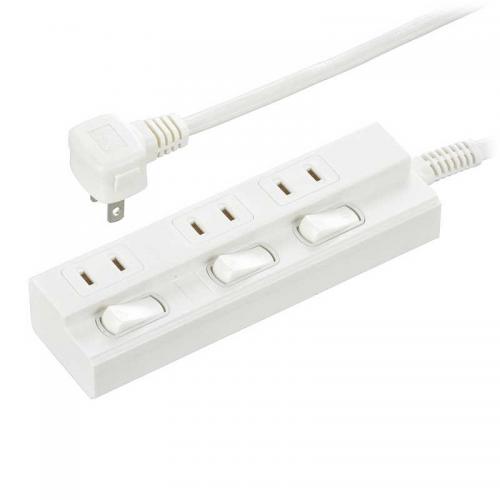 オーム電機 OHM 節電タップ 3個口 1m HS-TP31EDLP22