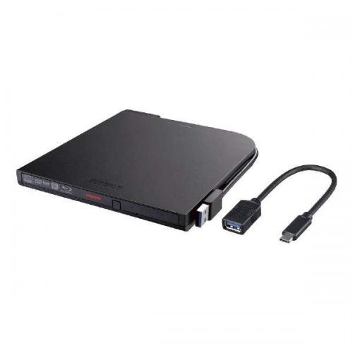 バッファロー BUFFALO 外付けブルーレイドライブ 再生・編集・データ書き込みソフトウェア付き BRXL-PT6U3-BKE