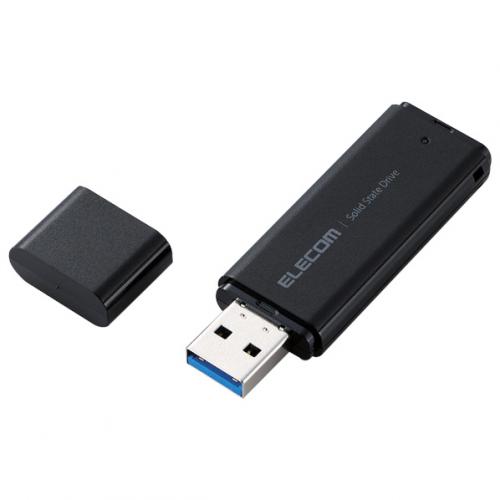エレコム ELECOM SSD 外付け ポータブル 2TB テレビ録画 等対応 ブラック ESD-EMC2000GBK