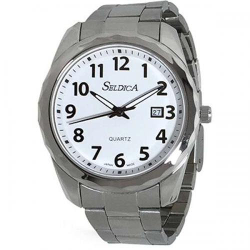 クレファー CREPHA メタルバンド腕時計 セルディカ SD-AM048-WTS