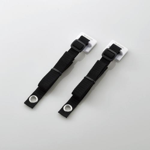 エレコム ELECOM TV用耐震ベルト ～40V用 ネジどめタイプ(VESA穴) 2本入 TS-005N