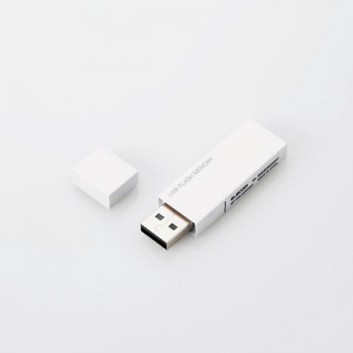 エレコム ELECOM USBメモリ 32GB USB2.0 キャップ式 セキュリティ機能対応 Windows11 Mac Chrome ホワイト MF-MSU2B32GWH