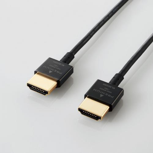 エレコム ELECOM HDMIケーブル Premium 超スリム 1.8m ブラック DH-HDP14SS18BK