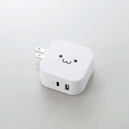 エレコム ELECOM USB 充電器 PD対応 合計出力32W Cポート×1、Aポート×1 ホワイトフェイス iPhone iPad Galaxy Xperia AQUOS OPPO、その他Android各種対応 MPA-ACCP20WF