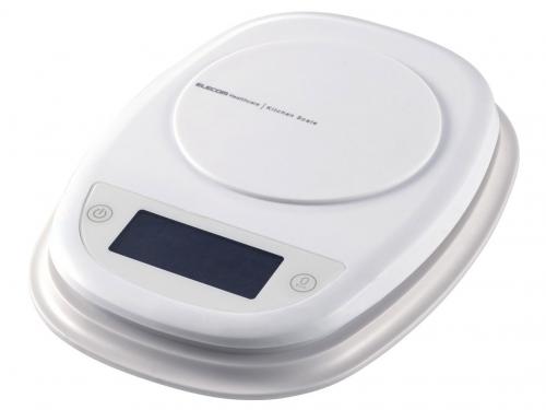 エレコム ELECOM バックライト付きキッチンスケール HCS-KS01WH