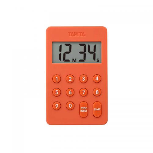 タニタ TANITA デジタルタイマー オレンジ TD-415-OR